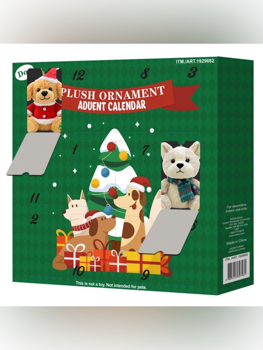 Dog Plush Advent Calendar